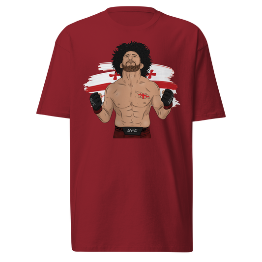 Merab Dvalishvili "Georgia" T-Shirt Red