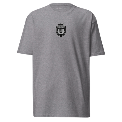 Unrivaled "Logo" Embroidered T-shirt Grey