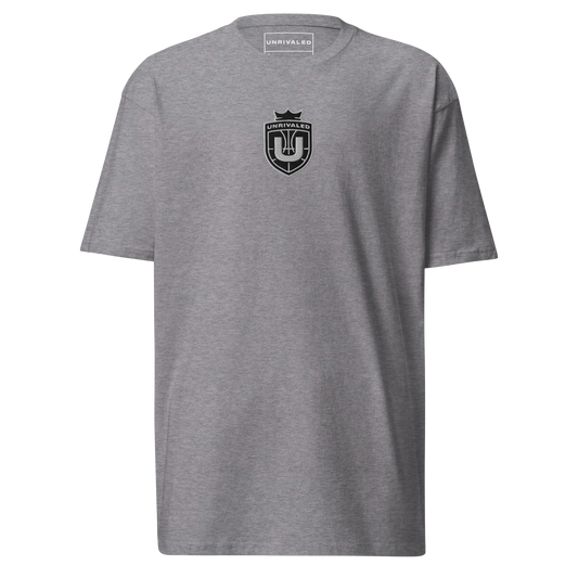 Unrivaled "Logo" Embroidered T-shirt Grey