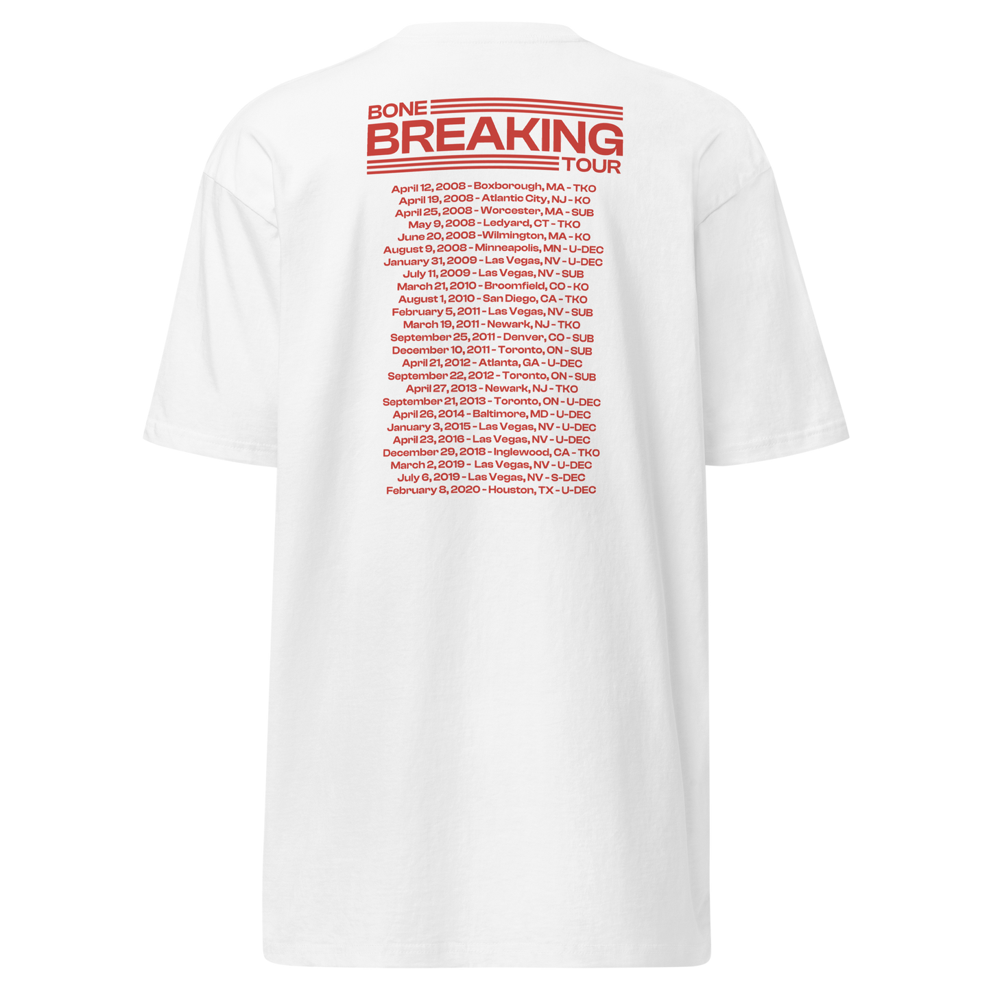 Jon Jones "Bone Breaking Tour" Shirt