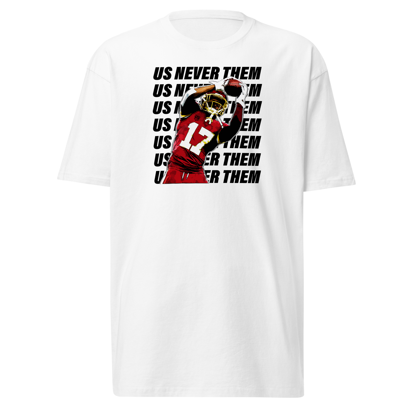 Terry McLaurin "Us Never Them Catch" Shirt