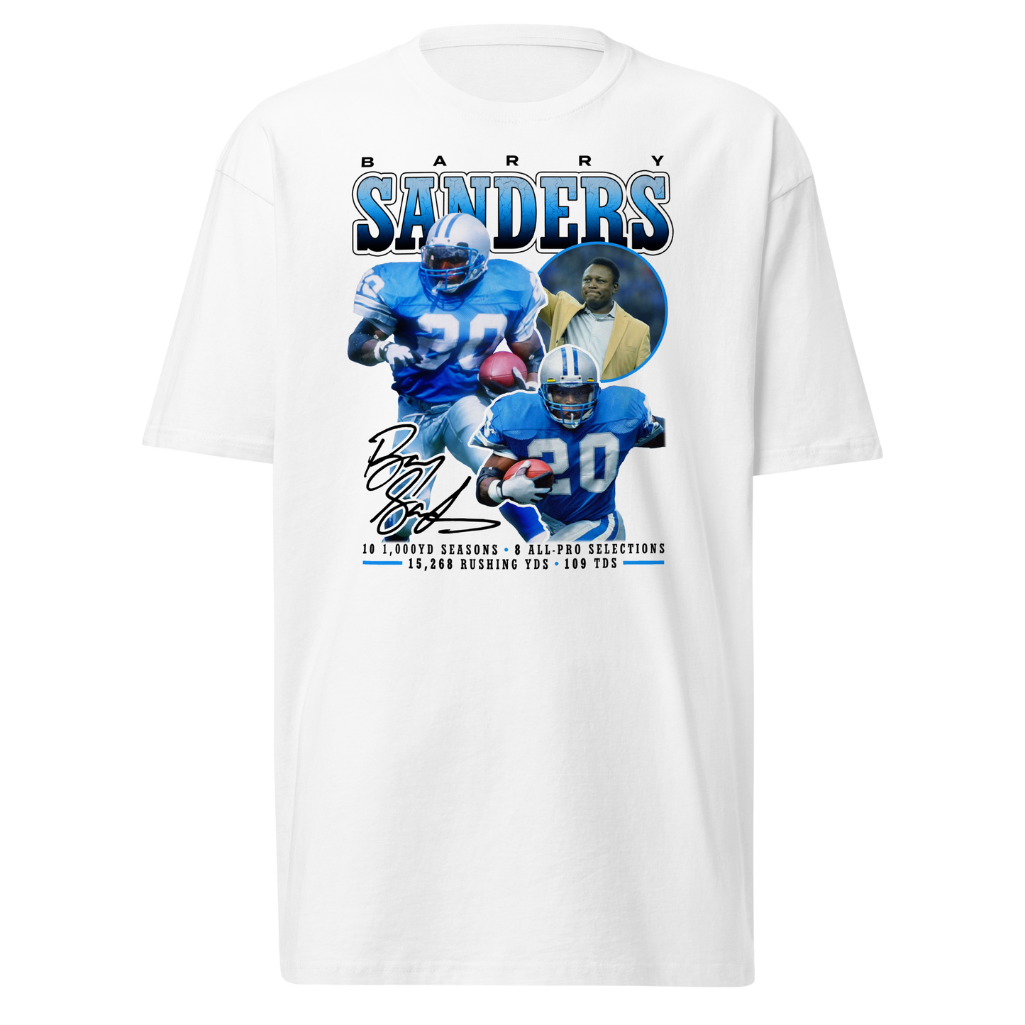 Barry Sanders "Collage" Shirt
