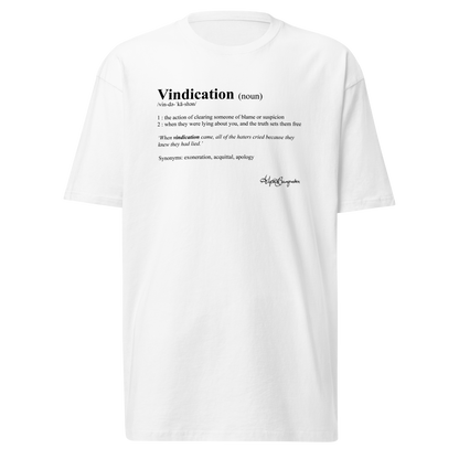Alycia Baumgardner "Vindication" Shirt