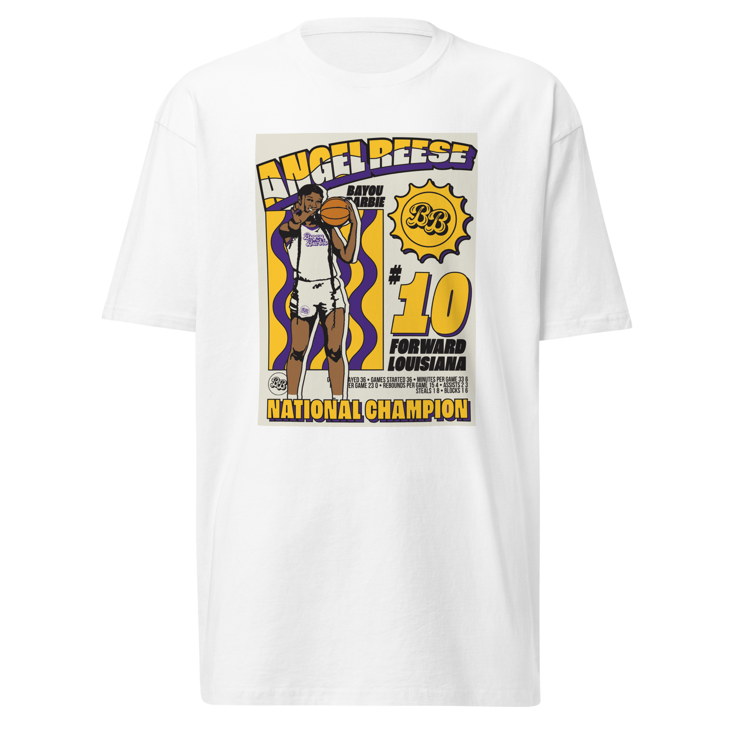 Angel Reese "Championship Retro" T-shirt