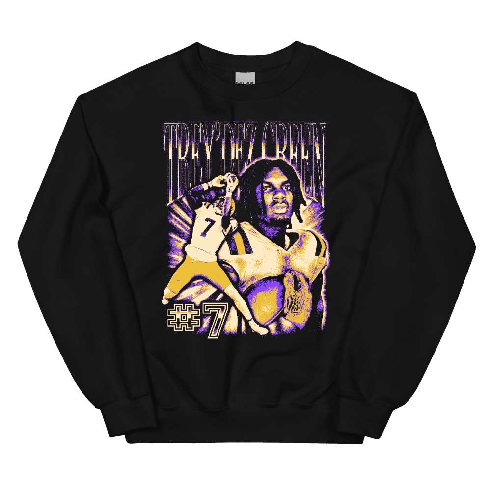 Trey'Dez Green Vintage Vintage Sweatshirt Black