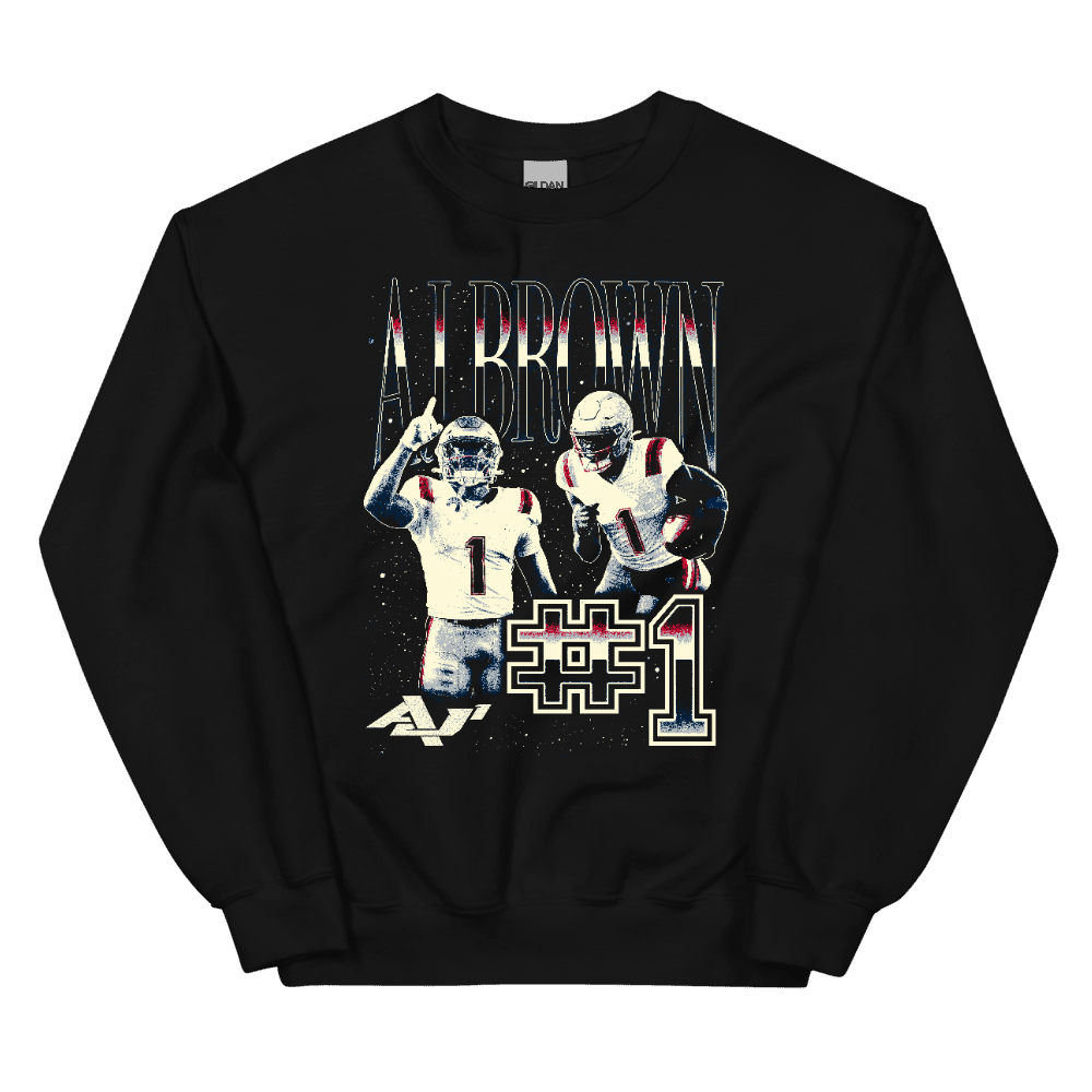 A.J. Brown Vintage Vintage Sweatshirt Black by A.J. Brown