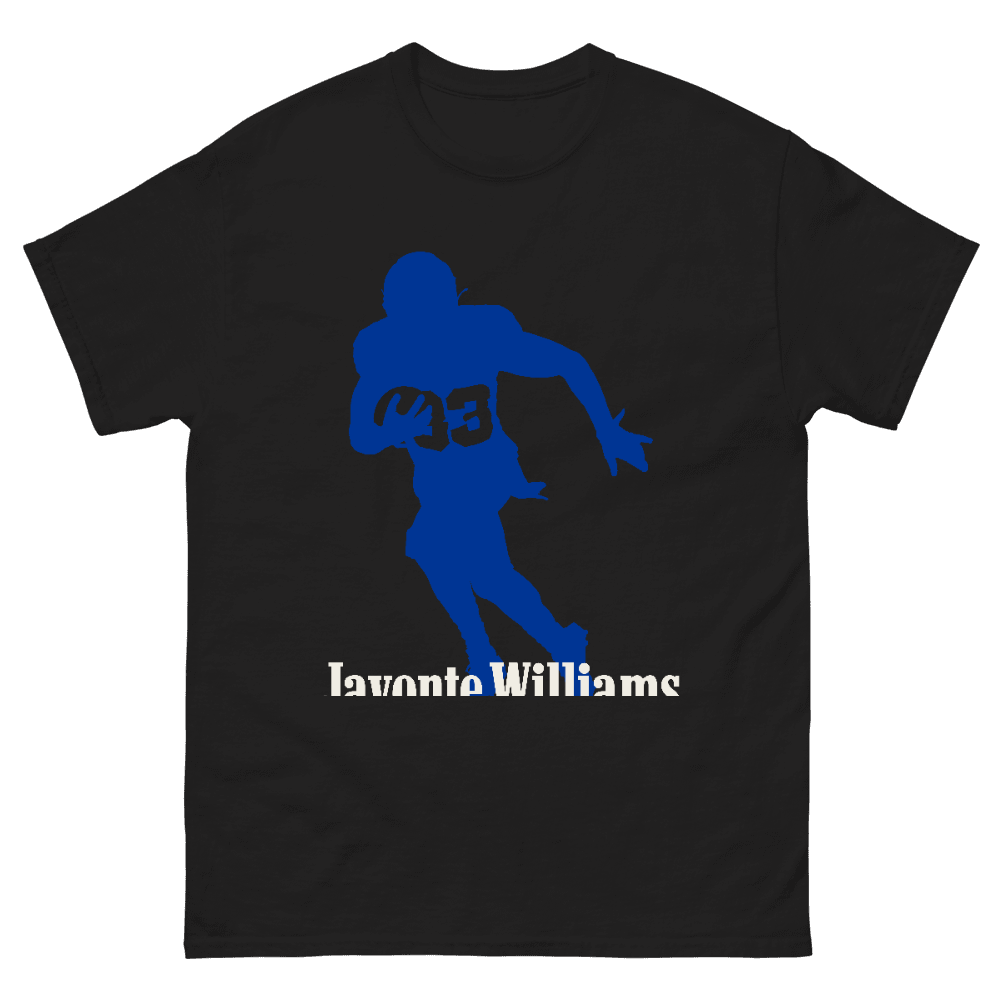 Javonte Williams Vintage Vintage T-shirt Black