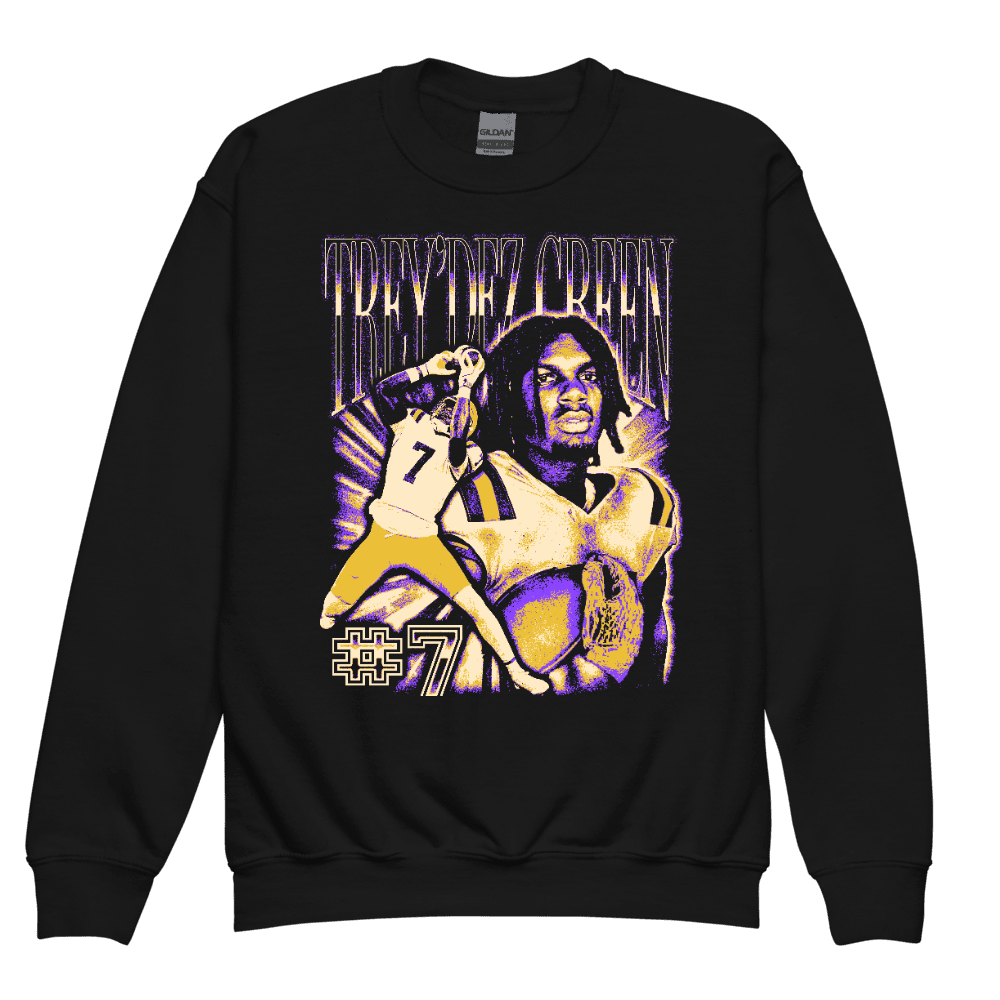 Trey'Dez Green Vintage Youth Sweatshirt