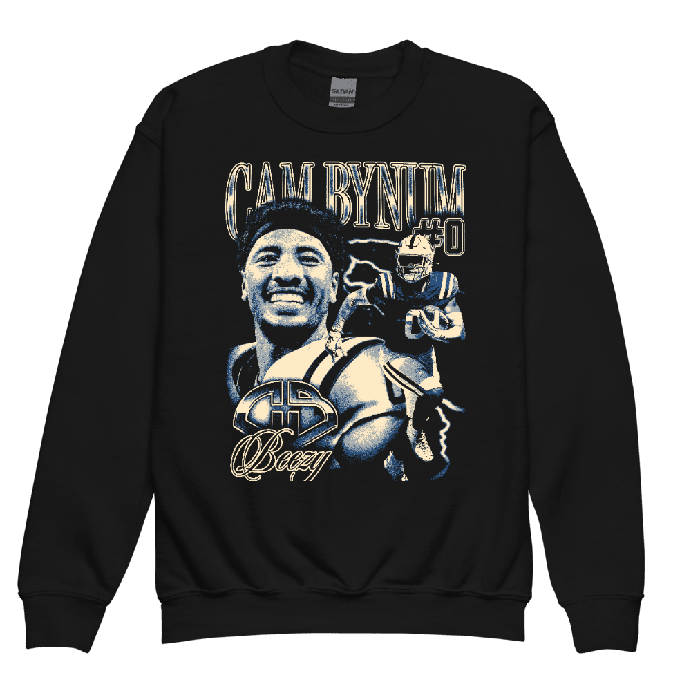 Cam Bynum Vintage Vintage Youth Sweatshirt Black by Cam Bynum