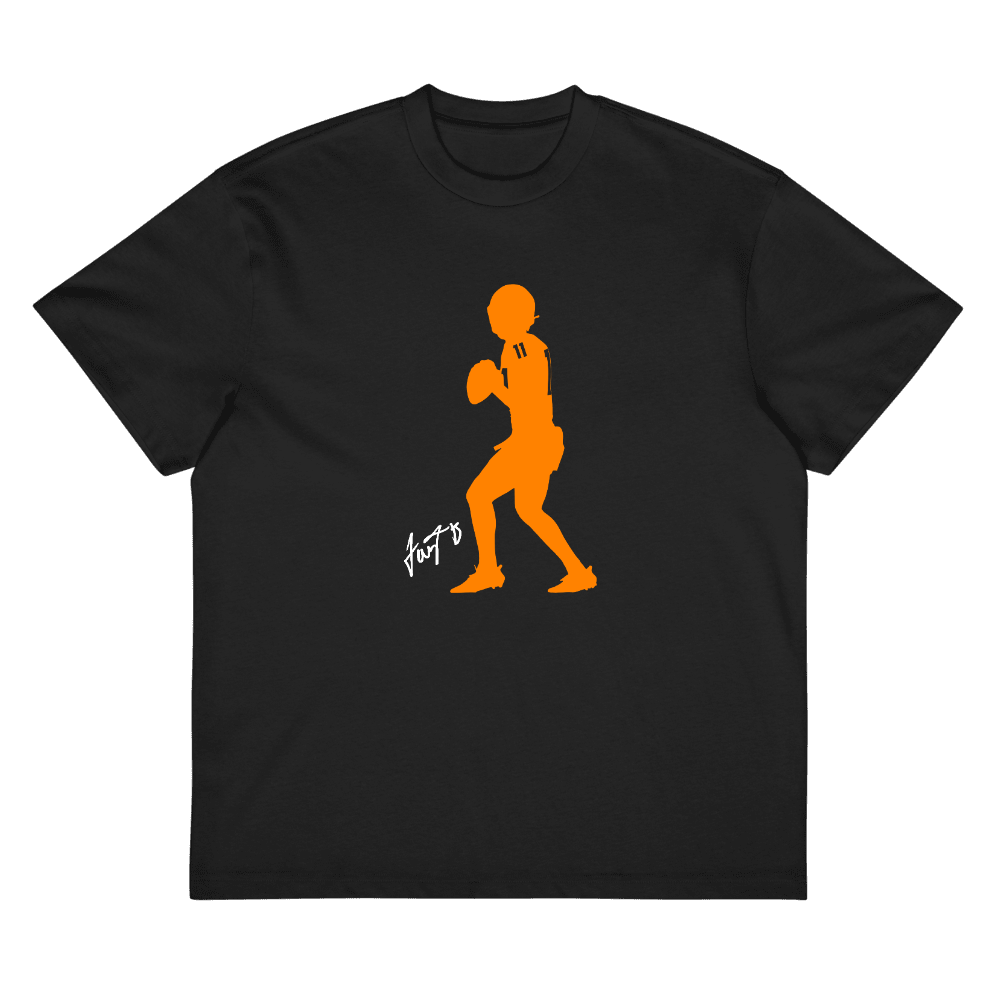 Faizon Brandon Silhouette Boxy T-shirt Black
