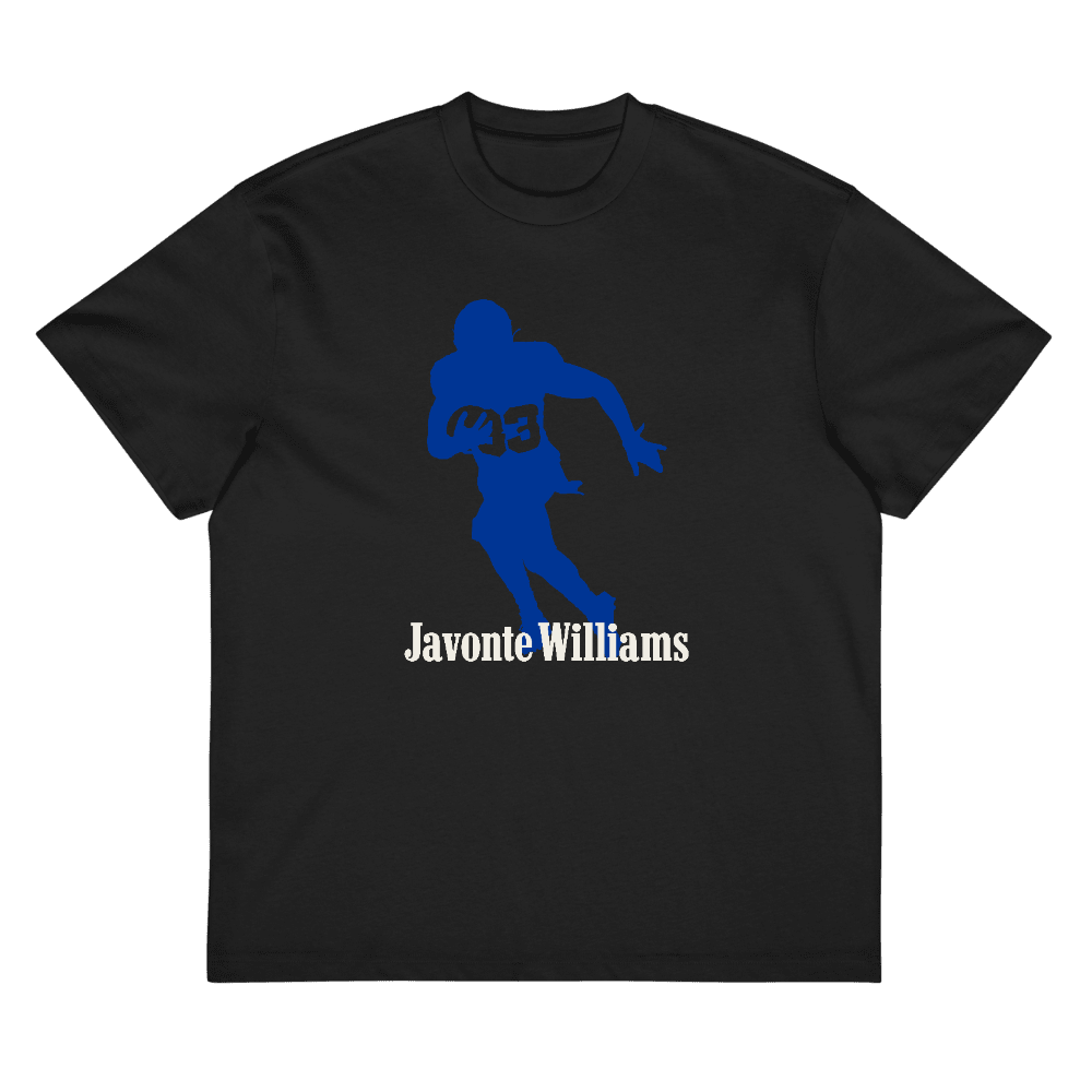 Javonte Williams Silhouette Boxy T-shirt