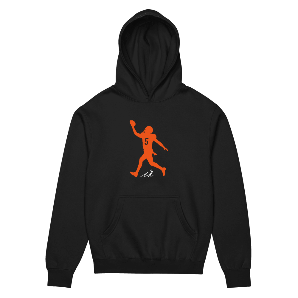 Tee Higgins Silhouette Silhouette Boxy Hoodie Black