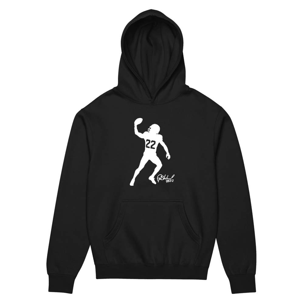 Rashid Shaheed Silhouette Boxy Hoodie Black