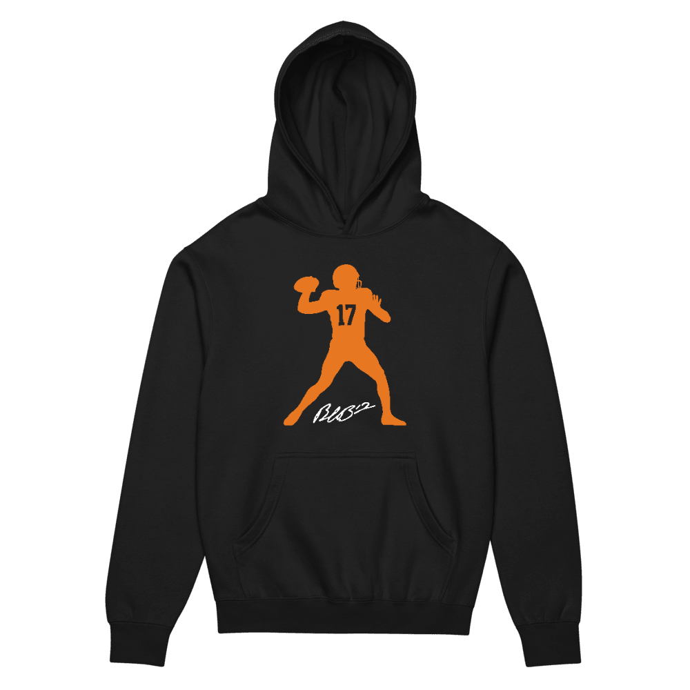 Byrum Brown Silhouette Boxy Hoodie Black