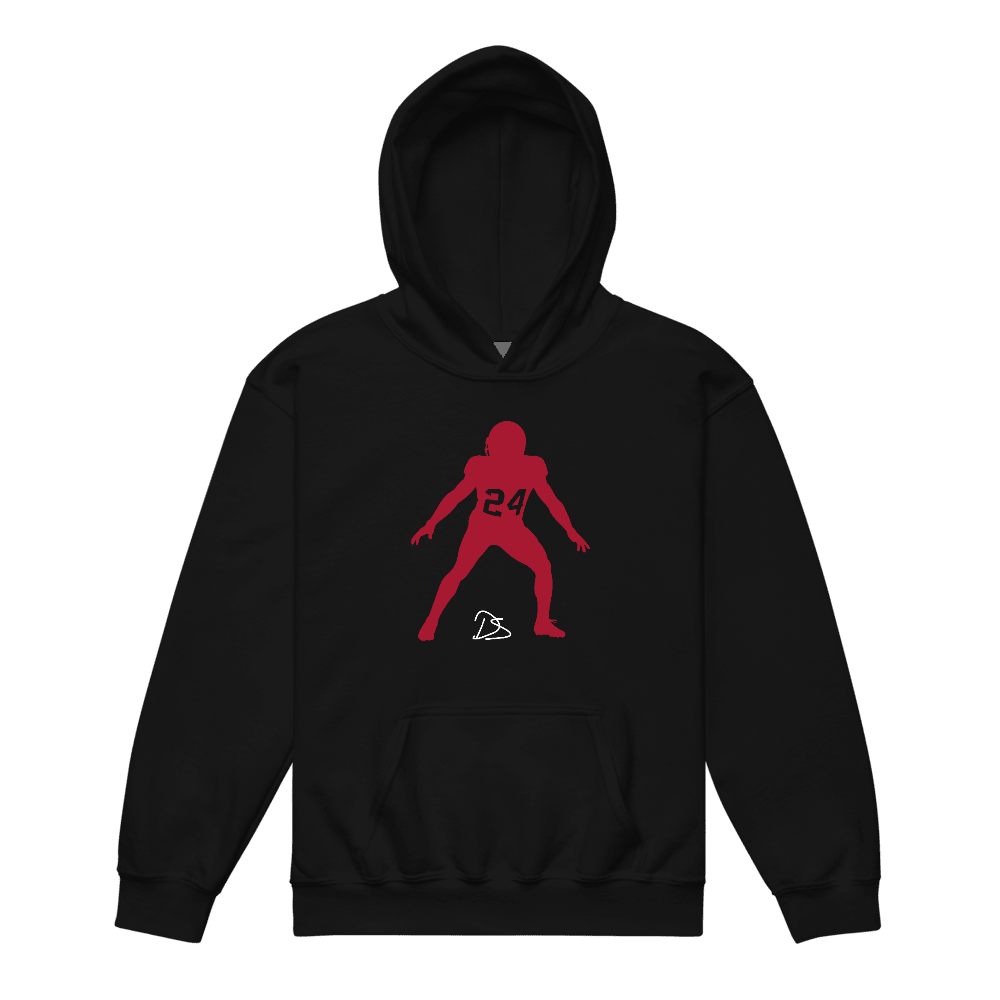 Derek Stingley Jr. Silhouette Youth Hoodie Black