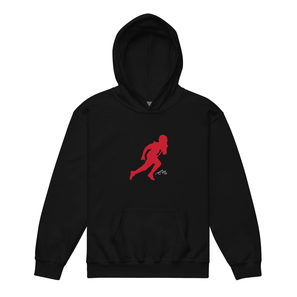 AJ Brown Silhouette Youth Hoodie Black