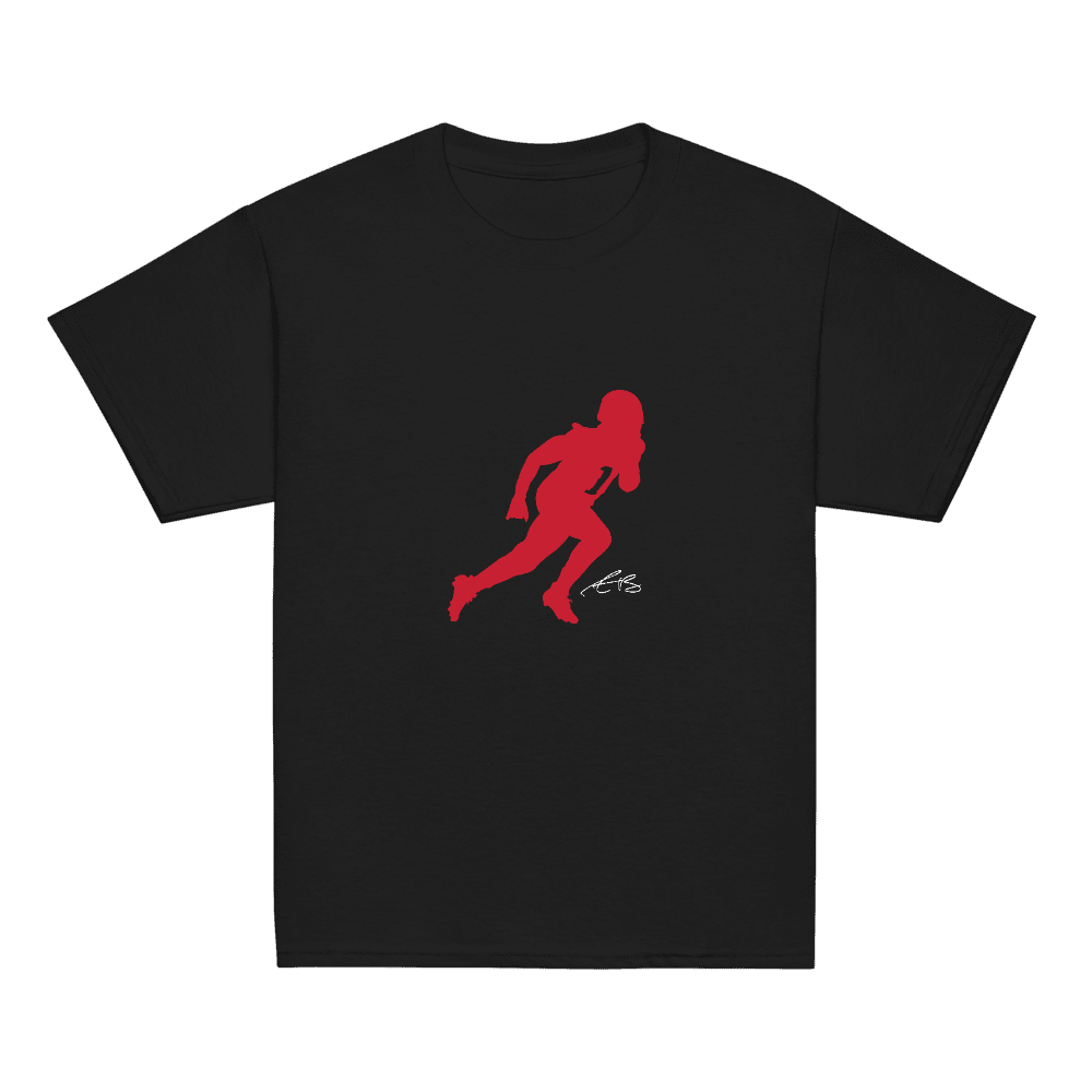 AJ Brown Silhouette Youth T-shirt Black