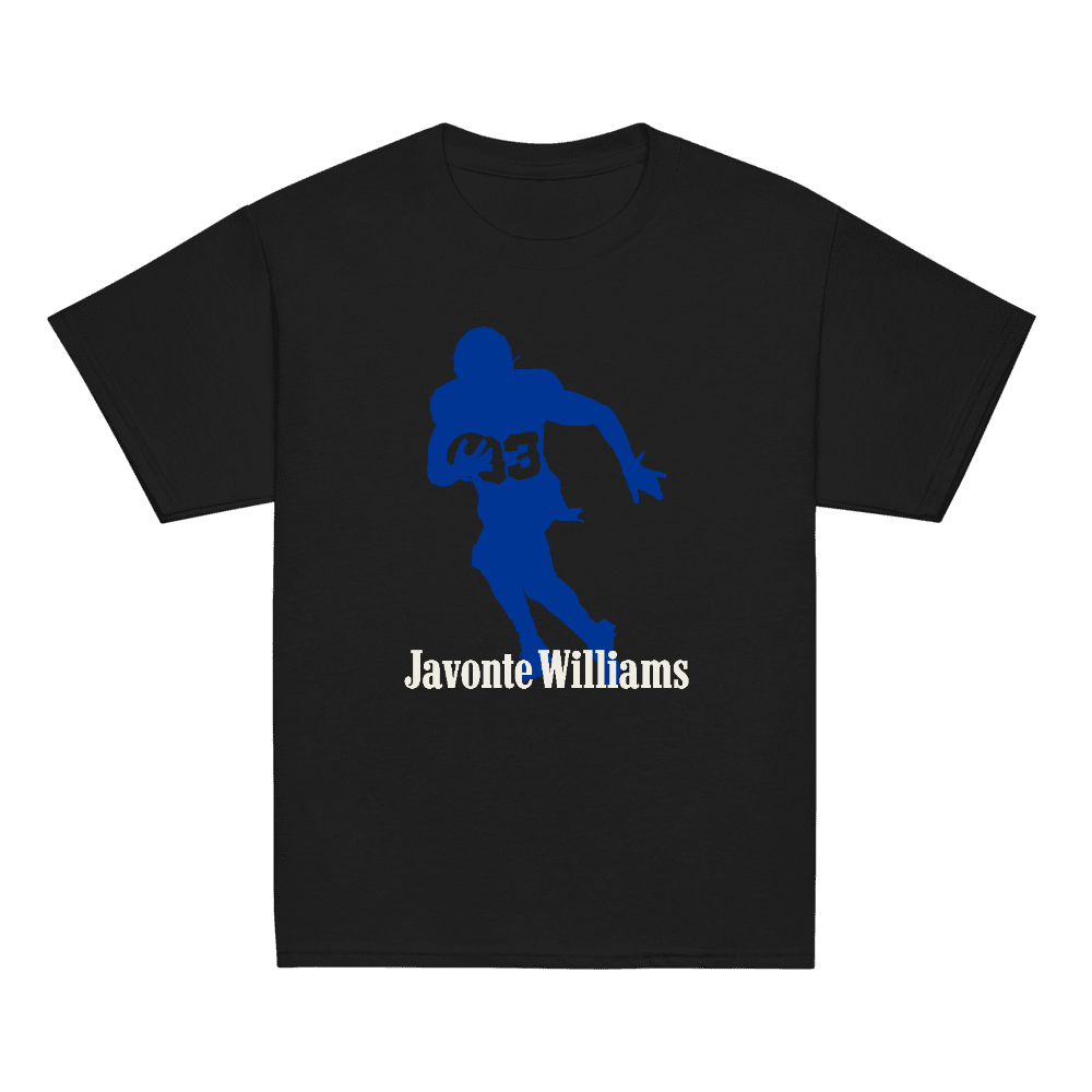 Anfernee Simons Javonte Williams Silhouette Youth T-shirt Black