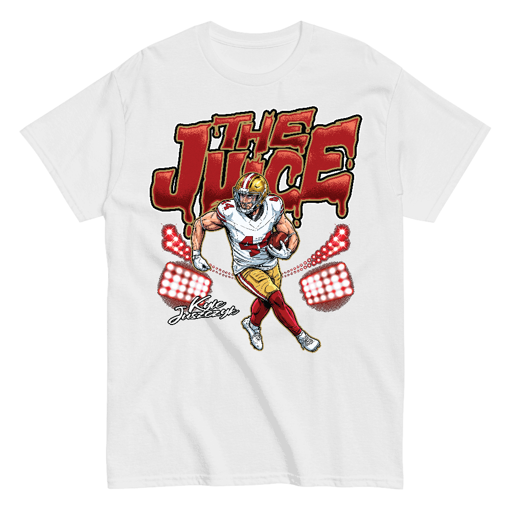 Kyle Juszczyk Illustration T-shirt White