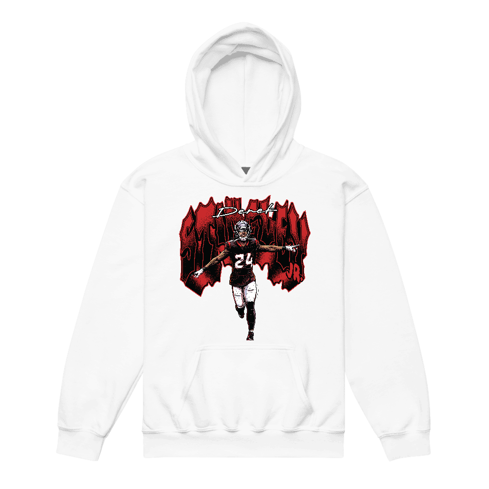 Derek Stingley Jr. Illustration Youth Hoodie White