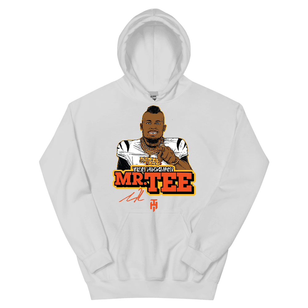 Tee Higgins Mr. Tee Hoodie White