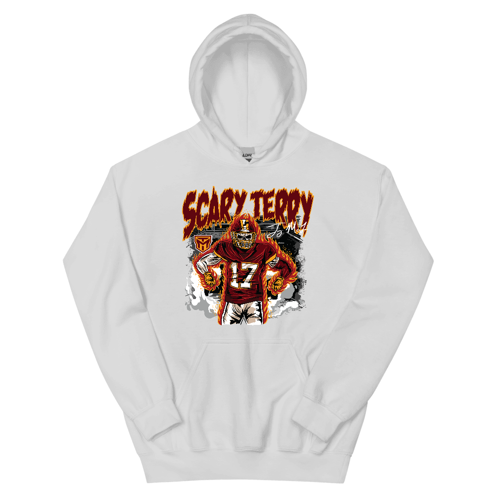 Terry McLaurin Illustration Hoodie White