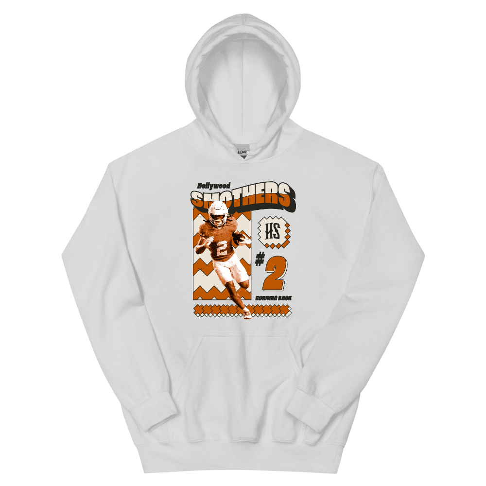 Hollywood Smothers Illustration Hoodie White