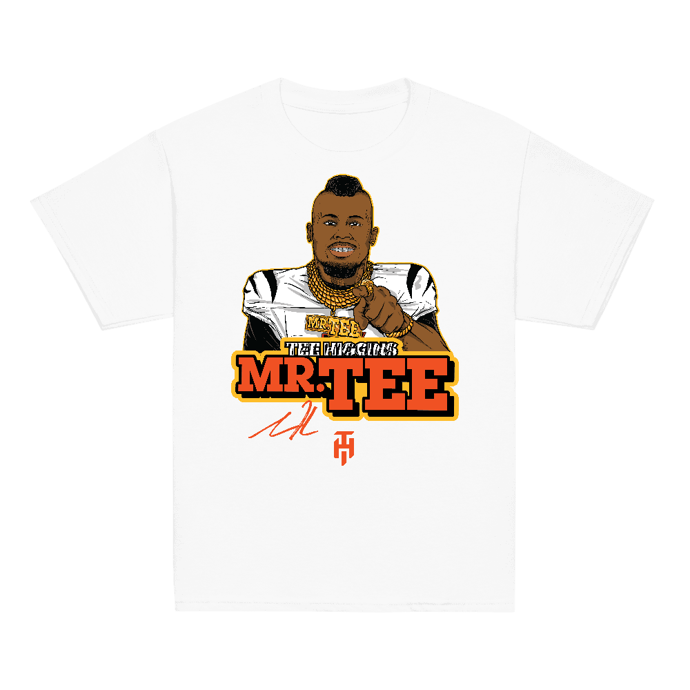 Tee Higgins Mr. Tee Youth T-shirt White