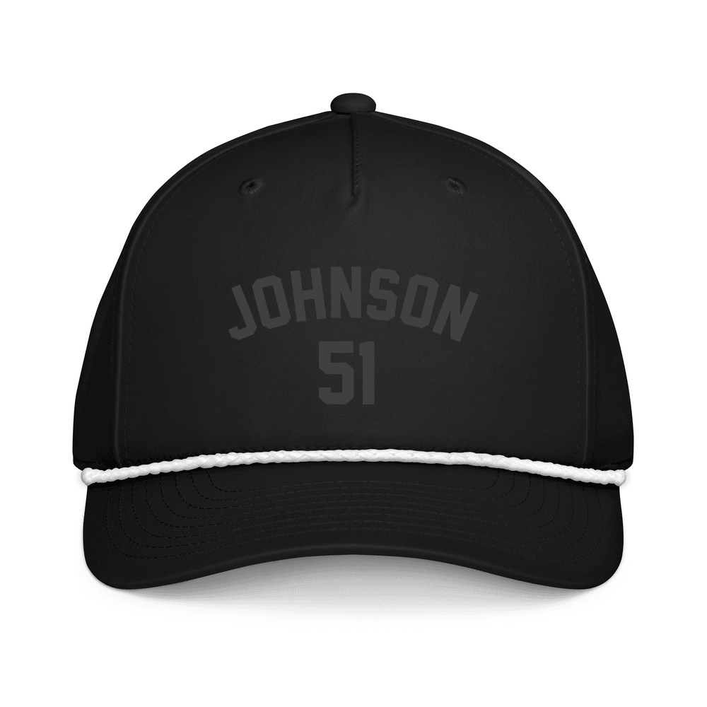 Bo Nix Johnson 51 Rope Hat Black/White