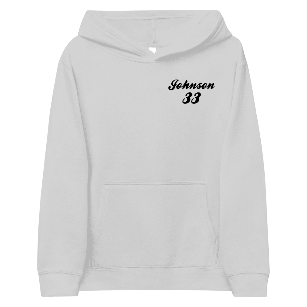 Johnson 33 Script Name & Number Core Youth Hoodie Black