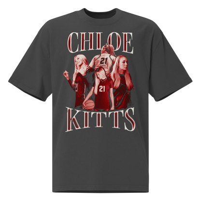 Chloe Kitts "Collage"  Oversized Shirt Faded Black