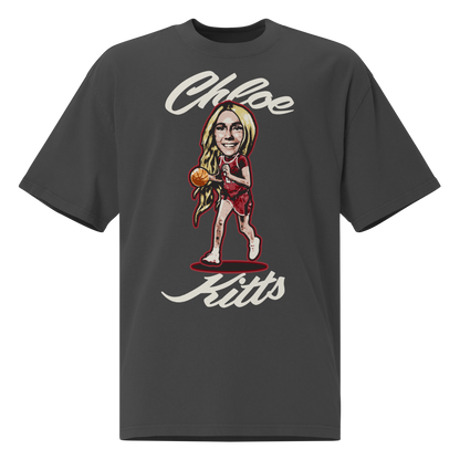 Chloe Kitts "Illustration" Oversized Shirt Faded Black