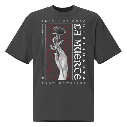 Ilia Topuria "Rose" Oversized Shirt Faded Black