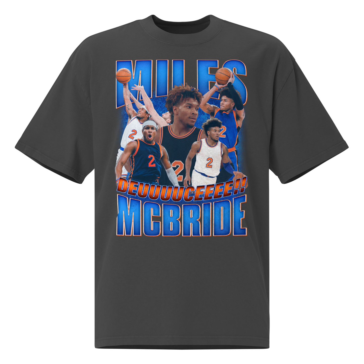 Miles McBride "Collage" Oversized Faded Shirt