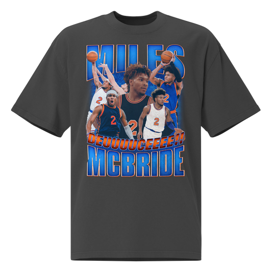 Miles McBride "Collage" Oversized Faded Shirt