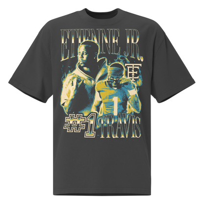 Travis Etienne Jr. “Vintage” Oversized T-shirt Faded Black