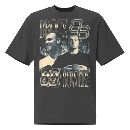 Brock Bowers “Vintage” Oversized T-shirt Faded Black