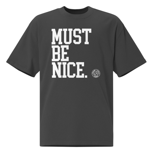 Team Ugly Gang "Must Be Nice" Oversized T-shirt Faded Black