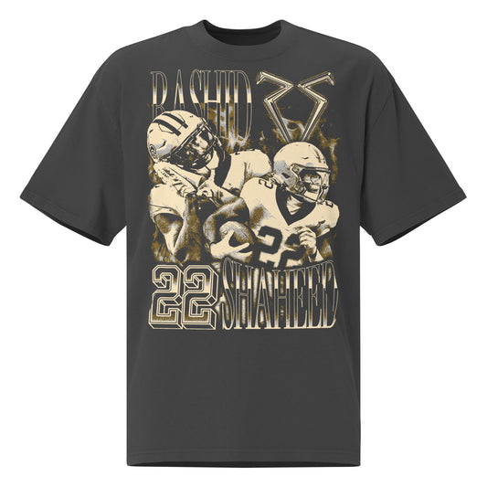 Rashid Shaheed “Vintage” Oversized T-shirt Faded Black