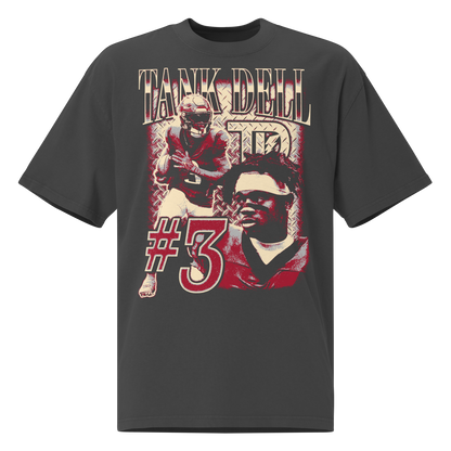 Tank Dell “Vintage” Oversized T-shirt Faded Black