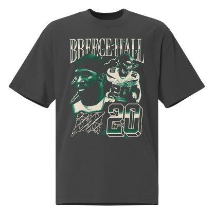 Breece Hall "Vintage" Oversized T-shirt Faded Black