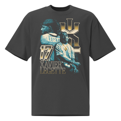 Xavier Legette "Vintage" Oversized T-shirt Faded Black