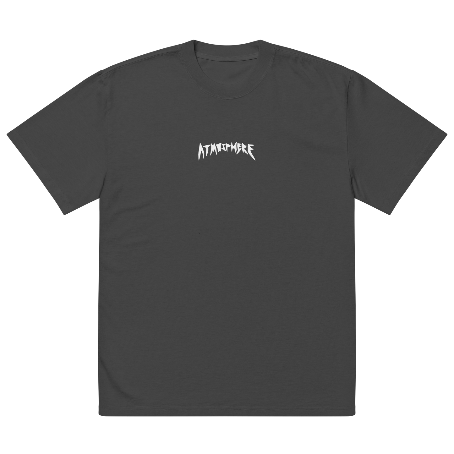 Atmosphere "Logo" Oversized T-shirt Faded Black