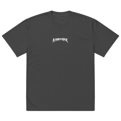 Atmosphere "Logo" Oversized T-shirt Faded Black