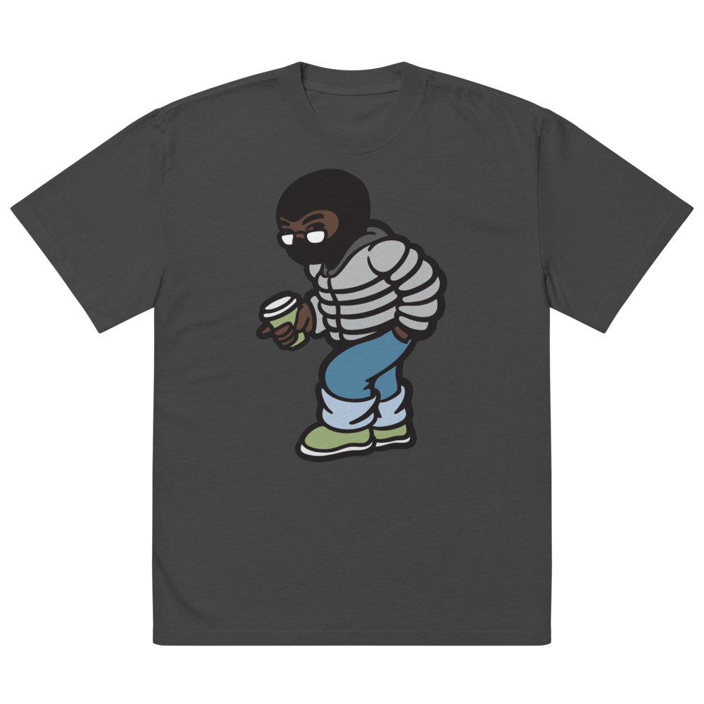 Matcha Bro "Logo" Oversized Faded T-Shirt