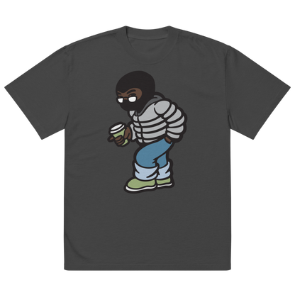 Matcha Bro "Logo" Oversized Faded T-Shirt