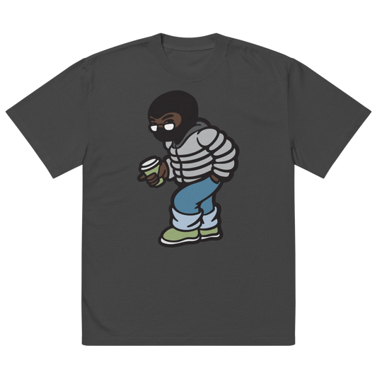 Matcha Bro "Logo" Oversized Faded T-Shirt