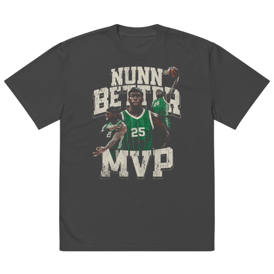Kendrick Nunn "MVP" Oversized Faded T-Shirt Black