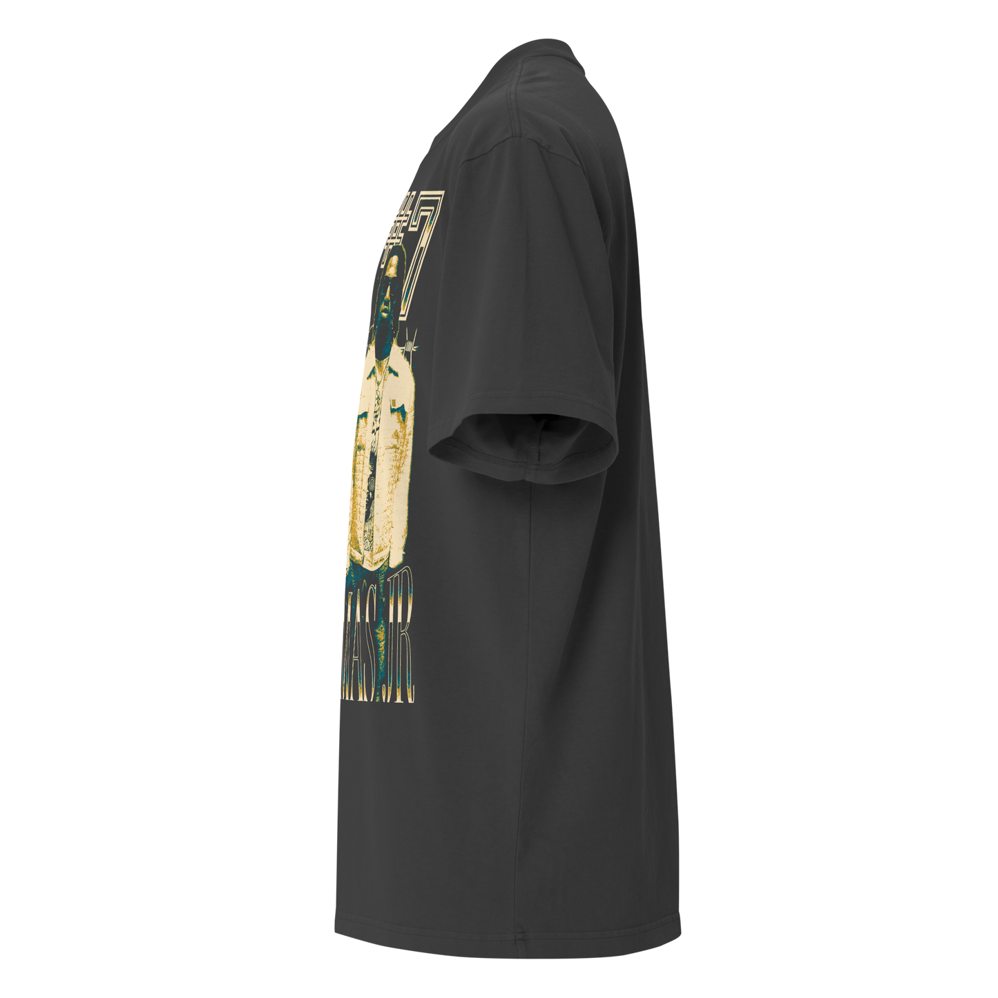 Brian Thomas Jr. “Vintage” Oversized T-shirt Faded Black