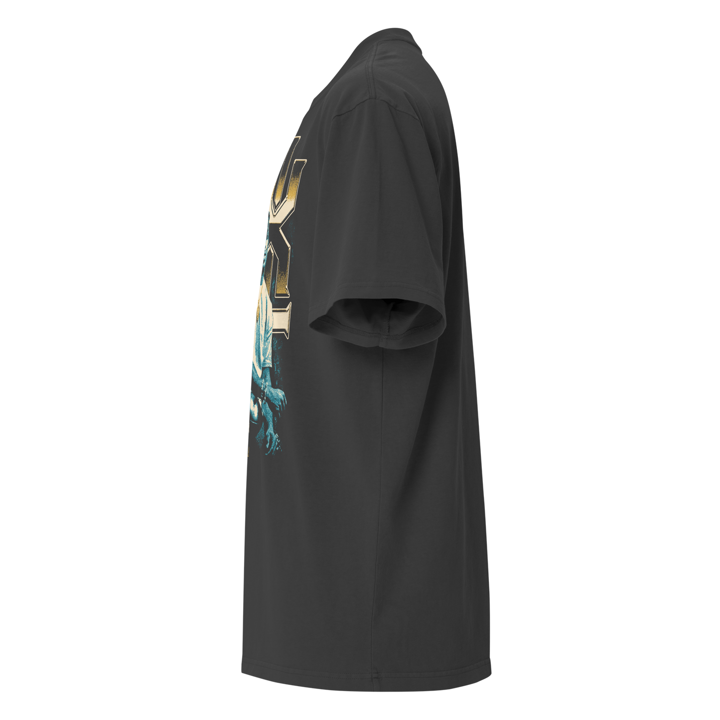 Xavier Legette "Vintage" Oversized T-shirt Faded Black